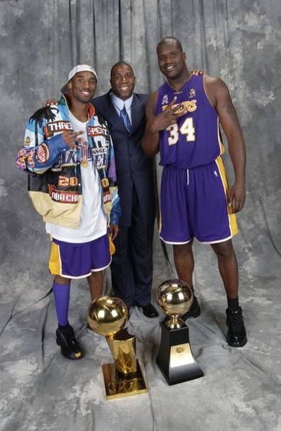 Kobe, Magic Johnson e Shaq.